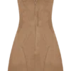 Minivestido Andy de ante sintético – Camel Minivestido Andy de ante sintético – Camel