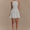 Minivestido Carlina Broderie – Blanco Minivestido Carlina Broderie – Blanco