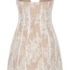 Minivestido corsé de encaje Zoey – Marfil Minivestido corsé de encaje Zoey – Marfil