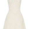 Minivestido corsé de tweed Lorrie – Blanco Minivestido corsé de tweed Lorrie – Blanco