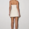 Minivestido corsé de tweed Lorrie – Blanco Minivestido corsé de tweed Lorrie – Blanco