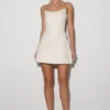 Minivestido corsé de tweed Lorrie – Blanco Minivestido corsé de tweed Lorrie – Blanco