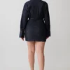 Minivestido de Denim de manga larga Zarah – Rayas diplomáticas índigo Minivestido de Denim de manga larga Zarah – Rayas diplomáticas índigo