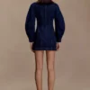 Minivestido de manga larga de Denim Cosmala – Azul índigo Minivestido de manga larga de Denim Cosmala – Azul índigo