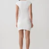 Minivestido de punto Freida con fajín – Marfil Minivestido de punto Freida con fajín – Marfil