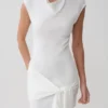 Minivestido de punto Freida con fajín – Marfil Minivestido de punto Freida con fajín – Marfil