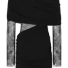 Minivestido de punto y encaje Luxie – Negro Minivestido de punto y encaje Luxie – Negro