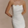 Minivestido de satén Atenea – Blanco Minivestido de satén Atenea – Blanco