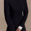Minivestido de traje Gretchen – Negro