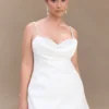 Minivestido de traje Liliane – Marfil Minivestido de traje Liliane – Marfil