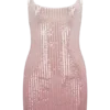 Minivestido Mora con lentejuelas – Rosa degradado Minivestido Mora con lentejuelas – Rosa degradado