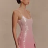 Minivestido Mora con lentejuelas – Rosa degradado Minivestido Mora con lentejuelas – Rosa degradado
