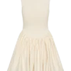 Minivestido Sharon de jersey scuba – Marfil Minivestido Sharon de jersey scuba – Marfil
