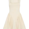 Minivestido Sharon de jersey scuba – Marfil Minivestido Sharon de jersey scuba – Marfil
