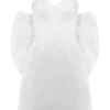 Minivestido Suzette con lazo de tafetán – Blanco Minivestido Suzette con lazo de tafetán – Blanco