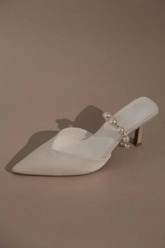 Mules Karla Pearl – Marfil