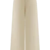 Pantalón de lino de talle medio y pierna ancha Raya – Beige natural Pantalón de lino de talle medio y pierna ancha Raya – Beige natural