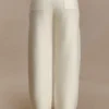 Pantalón de punto Lauren – Marfil Pantalón de punto Lauren – Marfil