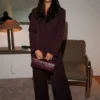 Pantalón de traje de pierna ancha Arlo – Caoba Pantalón de traje de pierna ancha Arlo – Caoba