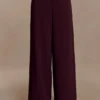 Pantalón de traje de pierna ancha Arlo – Caoba Pantalón de traje de pierna ancha Arlo – Caoba