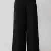 Pantalón de traje de pierna ancha Arlo – Negro Pantalón de traje de pierna ancha Arlo – Negro