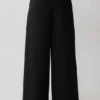 Pantalón de traje de pierna ancha Arlo – Negro Pantalón de traje de pierna ancha Arlo – Negro