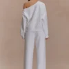 Pantalón jogger de pierna recta August – Marfil Pantalón jogger de pierna recta August – Marfil