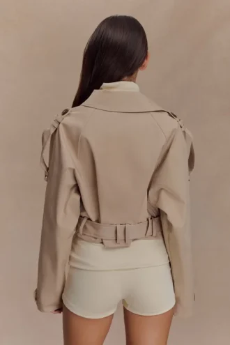 Pantalones cortos Birdie con vuelta en la cintura – Marfil