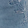 Pantalones cortos bordados Kylee – Azul medio Pantalones cortos bordados Kylee – Azul medio