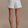 Pantalones cortos de algodón Aldea – Blanco Pantalones cortos de algodón Aldea – Blanco