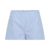 Pantalones cortos de algodón Allison – Rayas azules Pantalones cortos de algodón Allison – Rayas azules