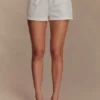 Pantalones cortos de algodón Annalee – Blanco Pantalones cortos de algodón Annalee – Blanco