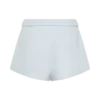 Pantalones cortos de algodón Josephine con cinturilla – Azul hielo Pantalones cortos de algodón Josephine con cinturilla – Azul hielo