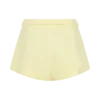 Pantalones cortos de algodón Josephine con cinturilla – Limón Pantalones cortos de algodón Josephine con cinturilla – Limón