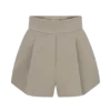 Pantalones cortos de cintura alta Alden – Pebble Pantalones cortos de cintura alta Alden – Pebble
