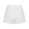 Pantalones cortos de crepé elástico Blanca – Blanco Pantalones cortos de crepé elástico Blanca – Blanco