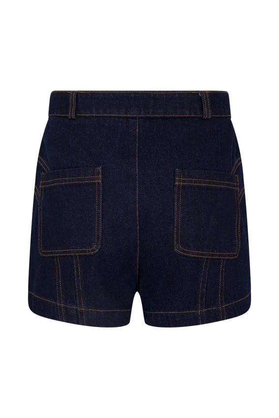 Pantalones cortos de Denim Meadow – Azul índigo Pantalones cortos de Denim Meadow – Azul índigo