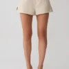 Pantalones cortos de lino Anahita – Natural