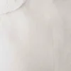 Pantalones cortos de lino Melody con encaje – Blanco