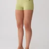 Pantalones cortos de punto Dimitri con cinturón – Verde oliva claro Pantalones cortos de punto Dimitri con cinturón – Verde oliva claro