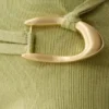 Pantalones cortos de punto Dimitri con cinturón – Verde oliva claro Pantalones cortos de punto Dimitri con cinturón – Verde oliva claro