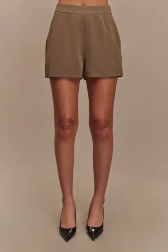 Pantalones cortos de traje Korrie – Marrón cacao Pantalones cortos de traje Korrie – Marrón cacao