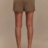 Pantalones cortos de traje Korrie – Marrón cacao Pantalones cortos de traje Korrie – Marrón cacao