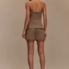 Pantalones cortos de traje Korrie – Marrón cacao Pantalones cortos de traje Korrie – Marrón cacao