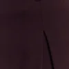 Pantalones cortos de traje plisados Simone – Chocolate oscuro
