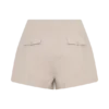 Pantalones cortos de traje Solenne – Natural Marle Pantalones cortos de traje Solenne – Natural Marle