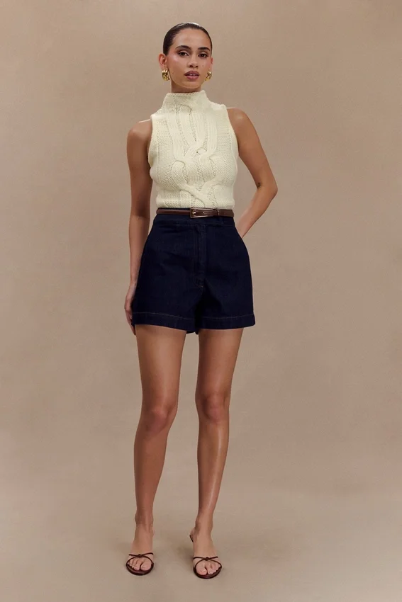 Pantalones cortos Denim Abel – Azul índigo Pantalones cortos Denim Abel – Azul índigo