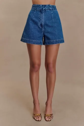 Pantalones cortos Denim Abel – Azul oscuro