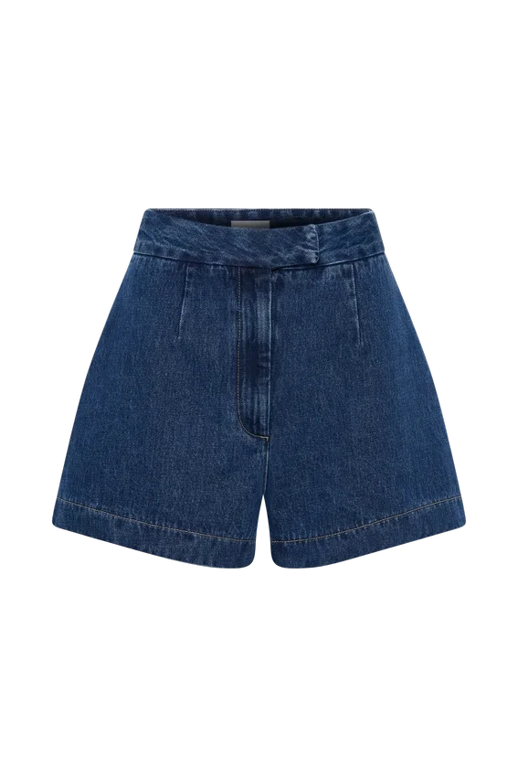 Pantalones cortos Denim Abel – Azul oscuro Pantalones cortos Denim Abel – Azul oscuro