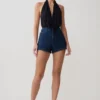 Pantalones cortos Denim Dan Diamante – Azul medianoche Pantalones cortos Denim Dan Diamante – Azul medianoche